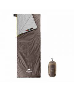 Спальник надлегкий Naturehike Summer LW180 NH21MSD09 правий, (15°C), p-p XL, коричневий