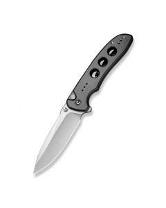 Ніж складаний туристичний Civivi Hyperpulse, (8.9 см) 14C28N / Aluminum сірий