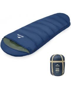 Спальник з капюшоном Naturehike MJ600 CNK2300SD014, темно-блакитний