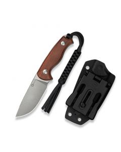 Ніж фіксований тактичний Civivi Timberbark, (8.1 см) 14C28N / Guibourtia Wood