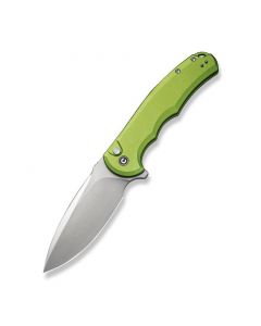 Ніж складаний туристичний Civivi Praxis, (9.5 см) Nitro-V / Aluminum зелений