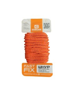 Шнур допоміжний BaseCamp Whipcord 3 мм 10 м, Orange (BCP 66220)