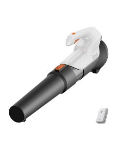 Акумуляторна повітродувка садова Litheli, живлення від павербанку (УМБ Litheli Power Bank 10000 mAh, 45 W, 2А в комплекті)