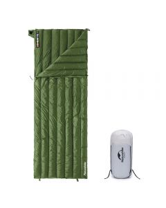 Спальний мішок з натуральним пухом Naturehike CWM295 CNK2300SD013, зелений