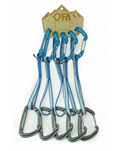 FA Відтяжка з карабінами NEON EXPRESS DY 10 mm 18 cm (5 шт)