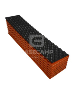 Килимок кемпінговий, карімат BaseCamp Tourist, 185х55х1, 5 см, Black/Orange (BCP 20206)