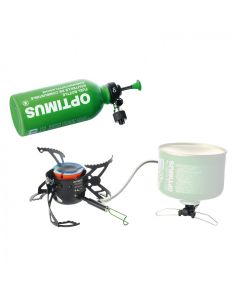 Мультипаливний пальник з паливною флягою Optimus Polaris Optifuel incl Fuel Bottle 0.4 л