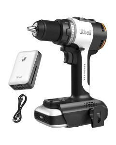 Акумуляторний ударний шурупокрут Litheli безщітковий, живлення від павербанку (УМБ Litheli Power Bank 20000 mAh, 45 W, 2А в комплекті)