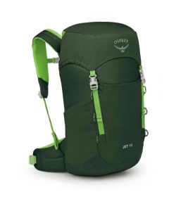 Рюкзак Osprey Jet 18 green canopy/limeline green - O/S - темно-зелений