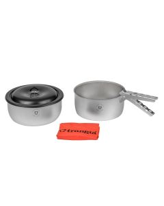 Набір посуду Trangia Tundra II-D 1.75 / 1.5 л (два казанки, кришка, ручка, чохол)