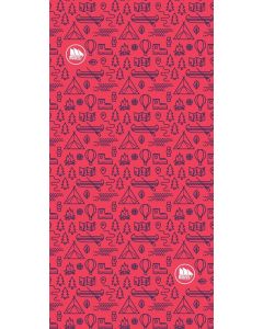 Баф Fram-Equipment Fram-Trube Adventure, Малиновий, one size
