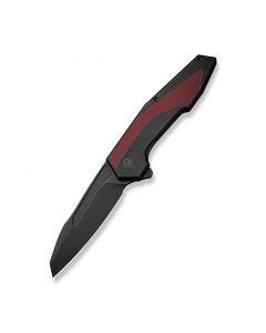 Ніж складаний туристичний Civivi Hypersonic, (9.4 см) 14C28N / Steel & G10 чорно-бордовий