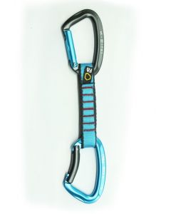 FA Відтяжка з карабінами ROCK EXPRESS PAD 19 mm 12 cm BLUE
