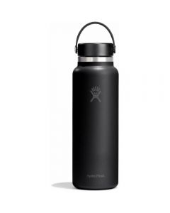 Термопляшка Hydro Flask 1.2 L Wide Flex Cap black - чорний