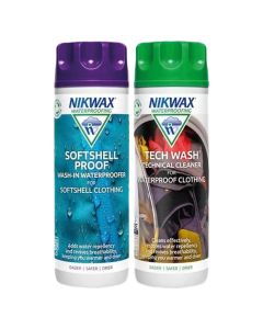 Набір Nikwax Twin Pack Softshell Proof + Tech Wash 300ml