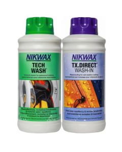 Набір Nikwax Twin Pack - Tech Wash 1L + TX Direct 1L