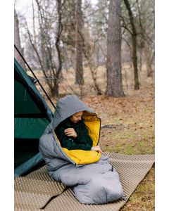 Спальний мішок Tribe Down 400 Long пуховий T-CH-0008-grey-L